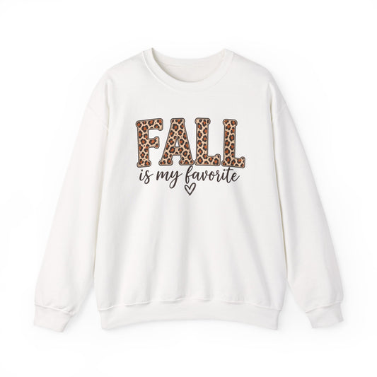 Fall Is My Favorite Leopard Print Sweatshirt