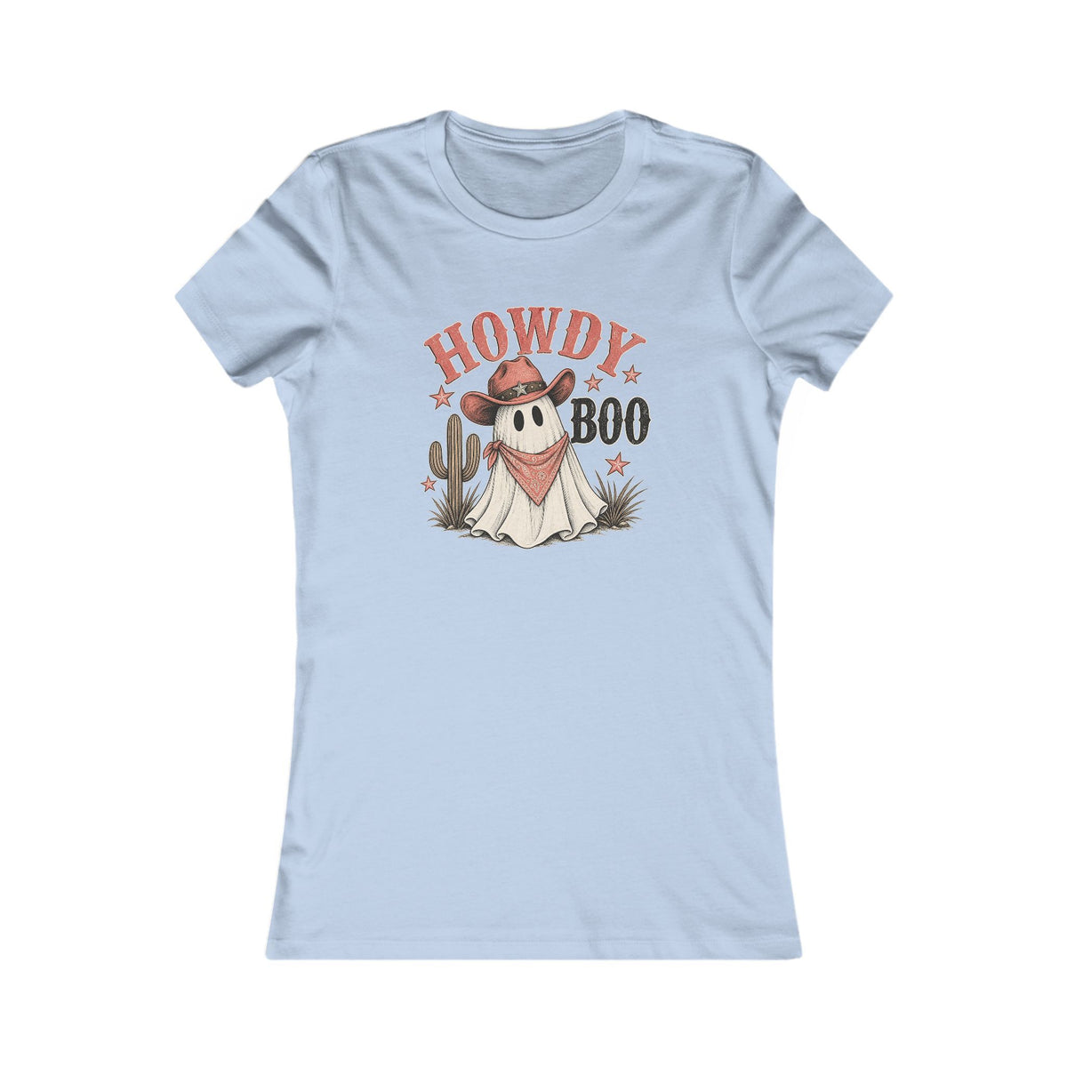 Howdy Boo Ghost Cowboy Tee