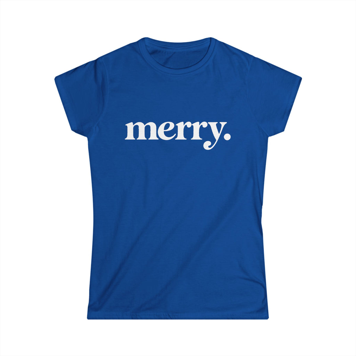 Merry Shirt Women, Minimalist Christmas T Shirt, Cute Holiday Tee, Red Xmas Shirt, Christmas Gift for Her, Simple Retro Merry Top