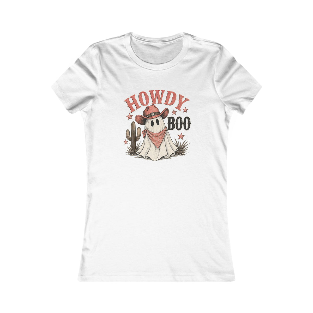 Howdy Boo Ghost Cowboy Tee