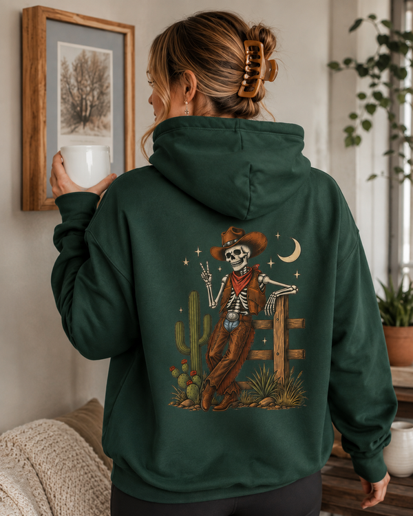 Skeleton Cowboy Hoodie