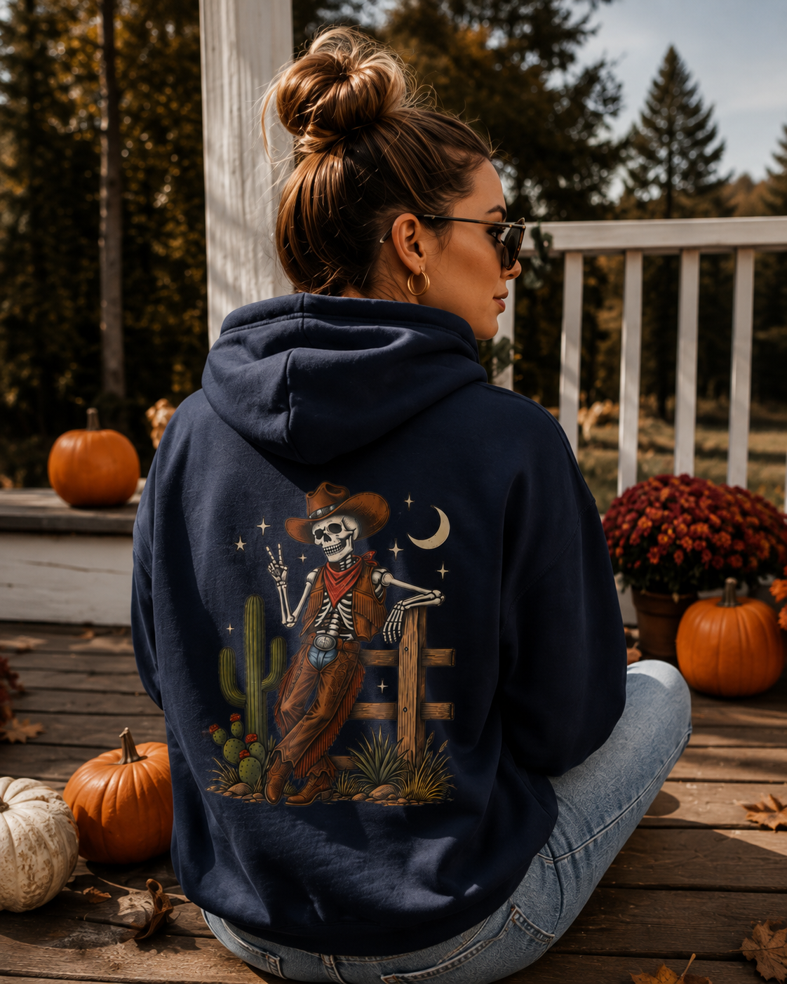 Skeleton Cowboy Hoodie