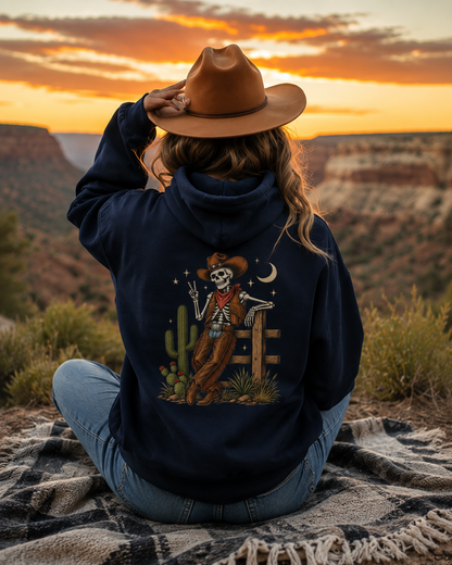 Skeleton Cowboy Hoodie