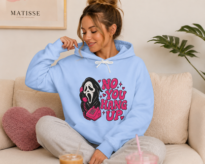 No, You Hang Up Hoodie – Retro Rotary Phone Hoodie