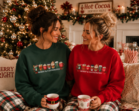 Merry and Caffeinated Sweatshirt