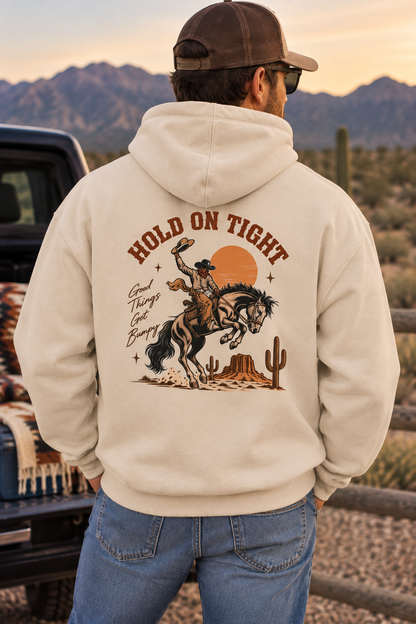 Hold On Tight Western Sweatshirt