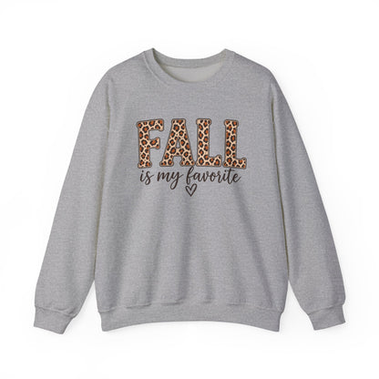 Fall Is My Favorite Leopard Print Sweatshirt