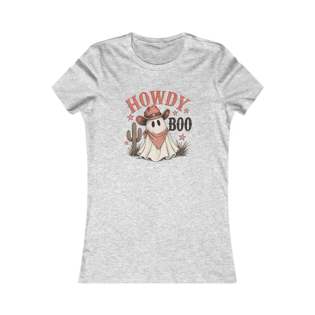 Howdy Boo Ghost Cowboy Tee