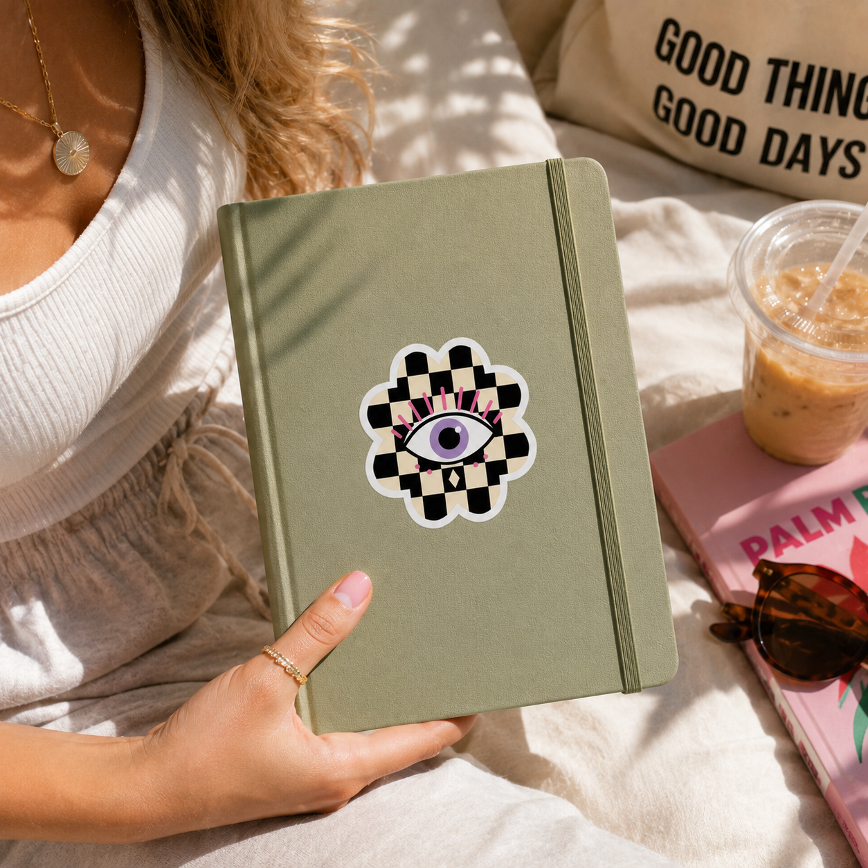 Checkered Charm Evil Eye